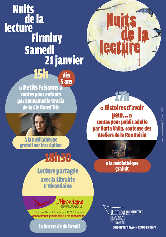 librairie-hirondaine-Firminy-777-Nuit-lecture-2023