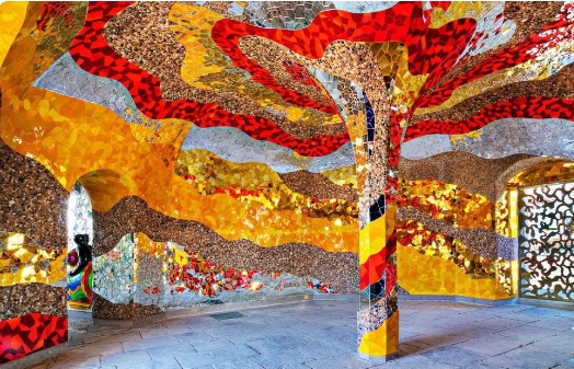 Librairie-L'Hirondaine-Firminy-Printemps des Poètes- 2025-Image La Grotte Niki de Saint Phalle