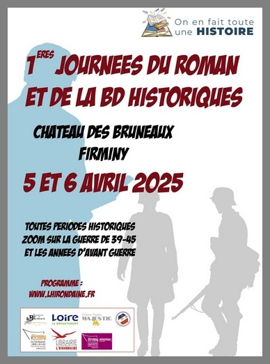 LibrairieL'Hirondaine-Firminy-Journées_Roman_et_BD_Historiques_2025-petiteaffiche