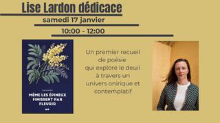 Lise Lardon en dédicace – 17/01